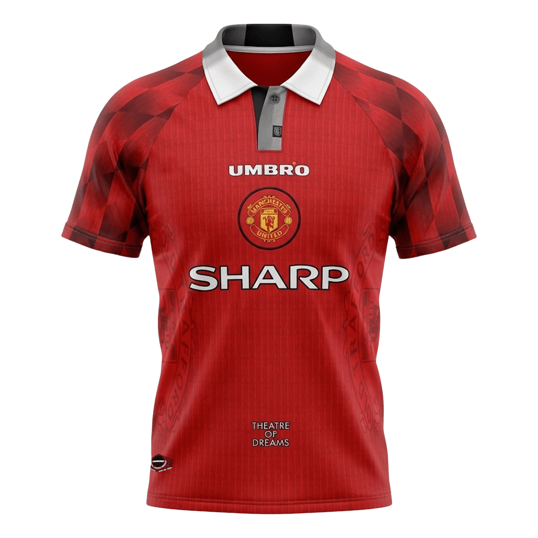 Manchester United 1996/97 Retro Home Soccer Jersey