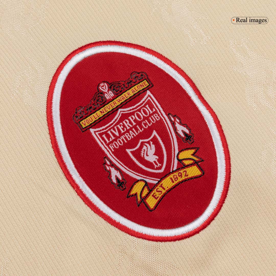 Retro 96/97 Liverpool Away Soccer Jersey Yellow