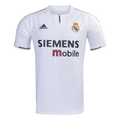 Men Retro Fan Version 03/04 Real Mardid Home Soccer Jersey White