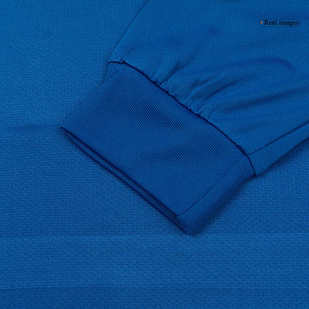 Retro 08/09 Manchester United Third Long Sleeve Jersey Blue