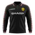 Manchester United 1998 Retro Away Long Sleeve Soccer Jersey