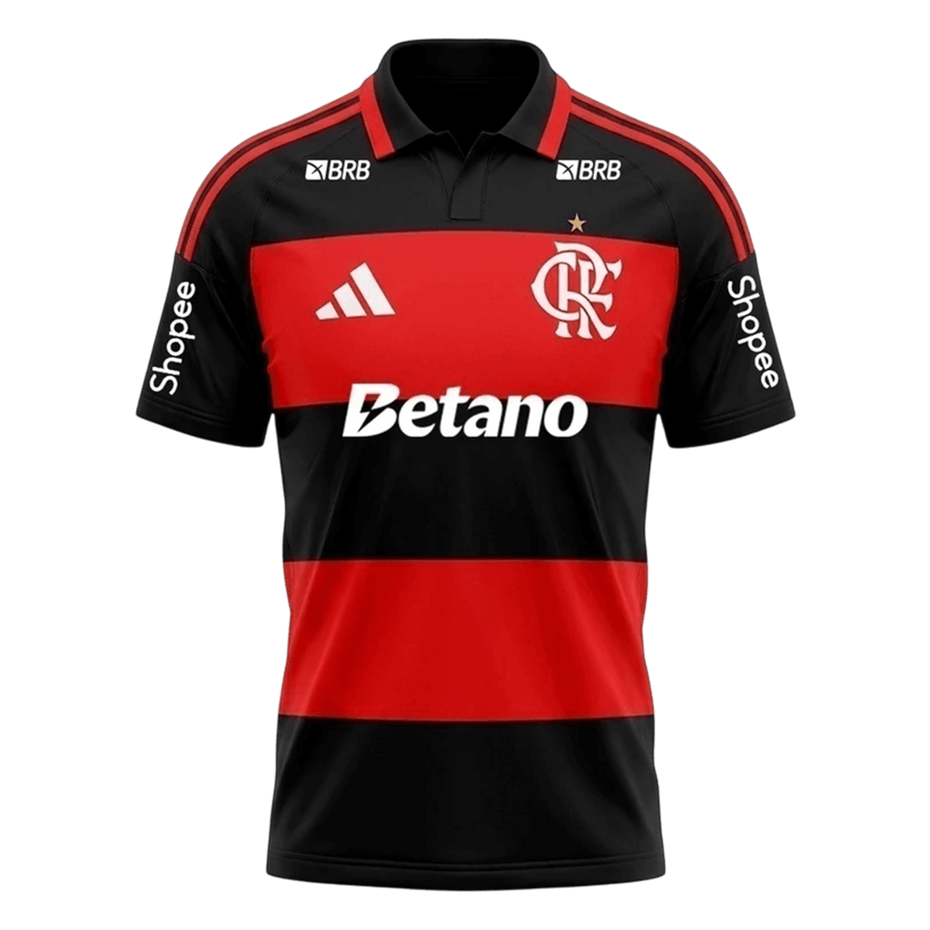 CR Flamengo Home Soccer Jersey 2026 Red&Black