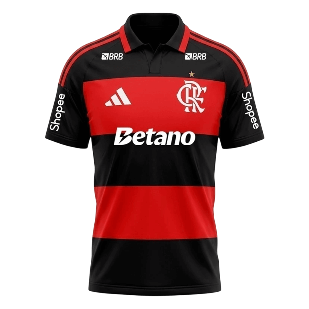 CR Flamengo Home Soccer Jersey 2026 Red&Black