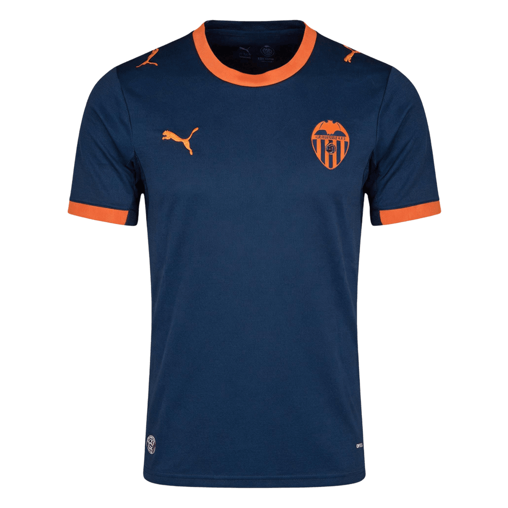Men Fan Version Valencia Away Soccer Jersey 2026/27 Blue