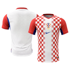 Player Version Croatia Home Soccer Jersey World Cup 2026 Red&White