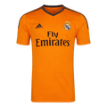 Men Retro Fan Version 13/14 Real Mardid Third Soccer Jersey Orange