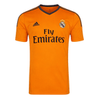 Men Retro Fan Version 13/14 Real Mardid Third Soccer Jersey Orange
