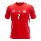 EMBOLO #7 Switzerland Home Soccer Jersey World Cup 2026 Red