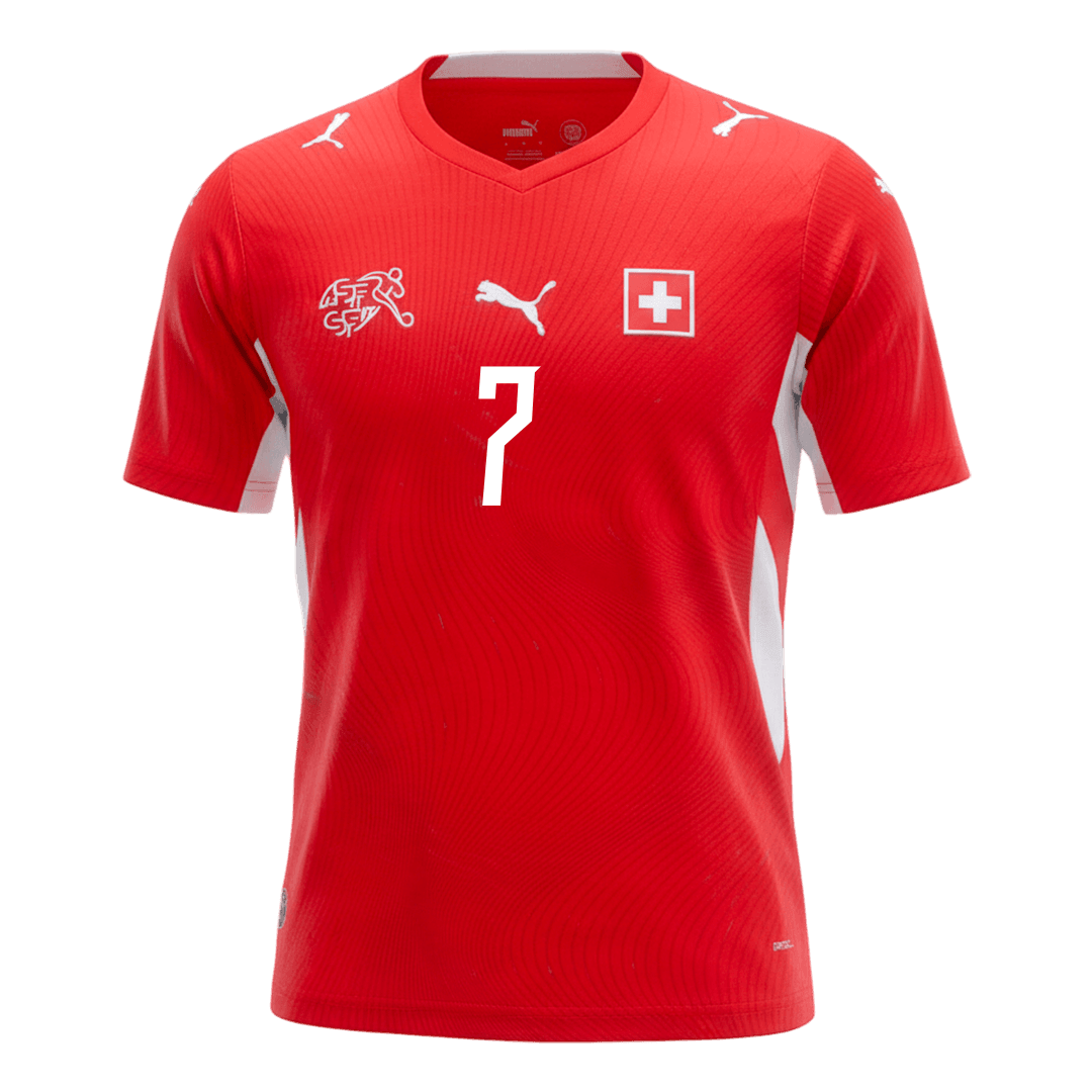 EMBOLO #7 Switzerland Home Soccer Jersey World Cup 2026 Red