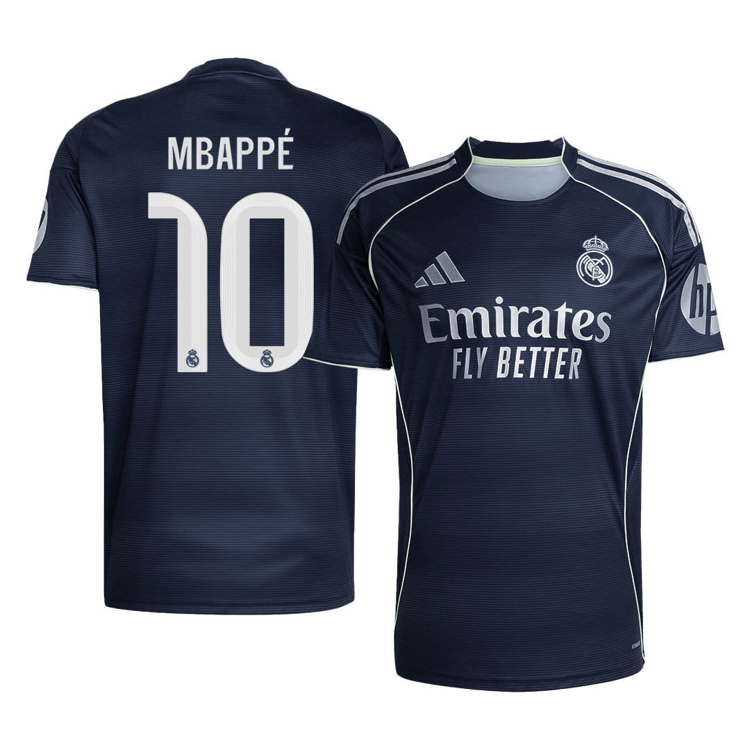 Real Madrid 2025/26 Away Soccer Jersey - MBAPPÉ #10