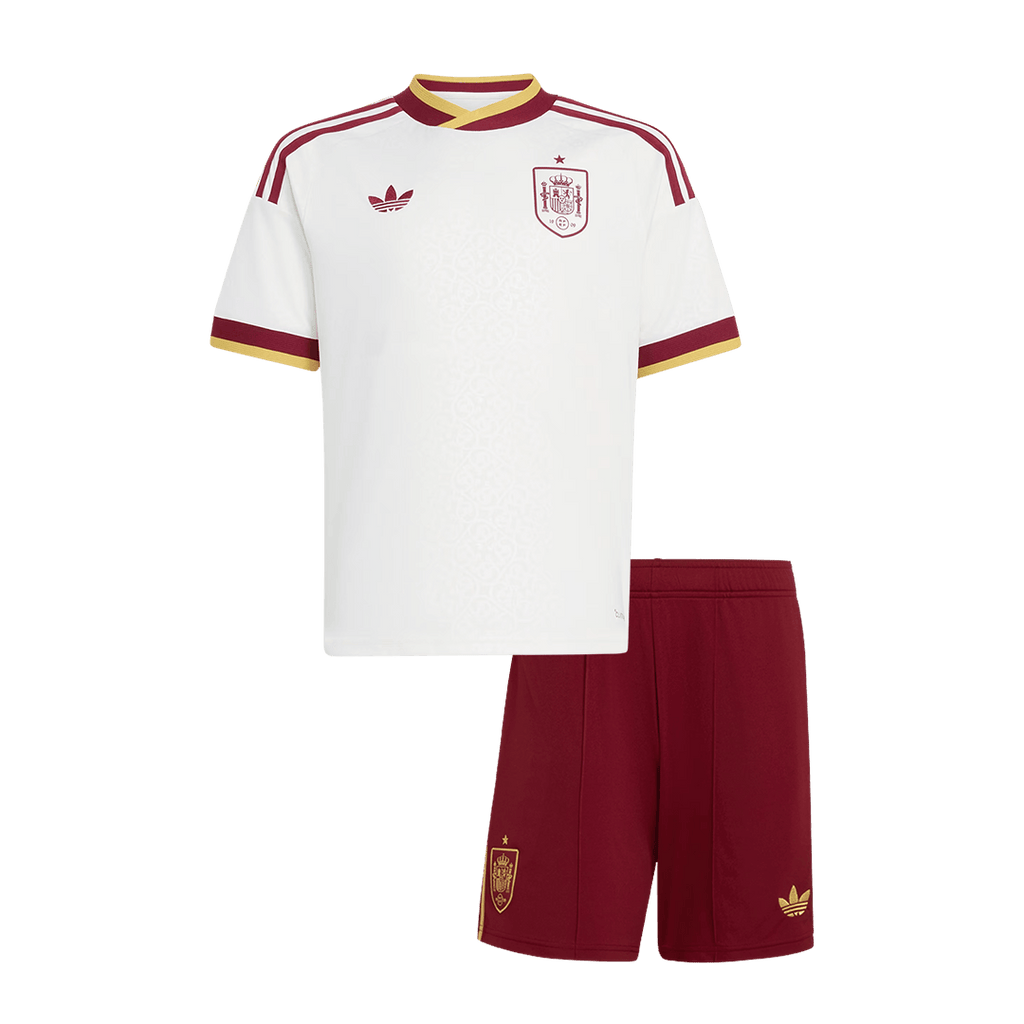 Kid's Spain Home Jersey Kit (Jersey+Shorts）World Cup 2026