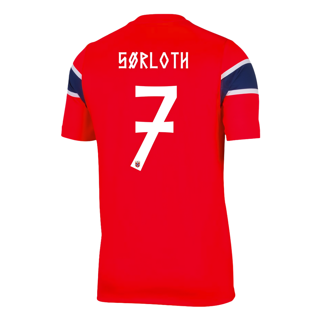 SØRLOTH #7 Norway Home Jersey World Cup 2026