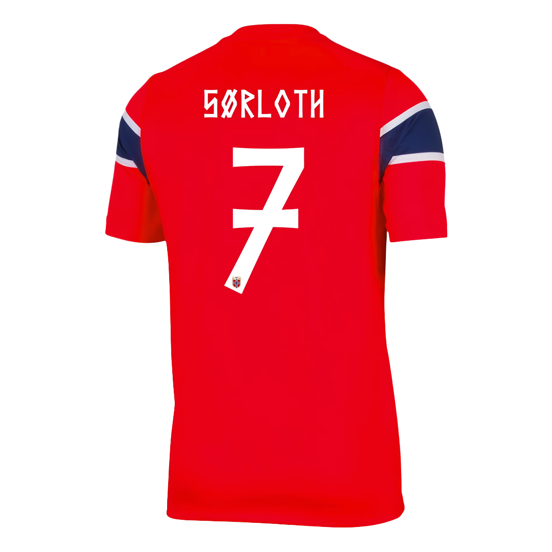 SØRLOTH #7 Norway Home Jersey World Cup 2026