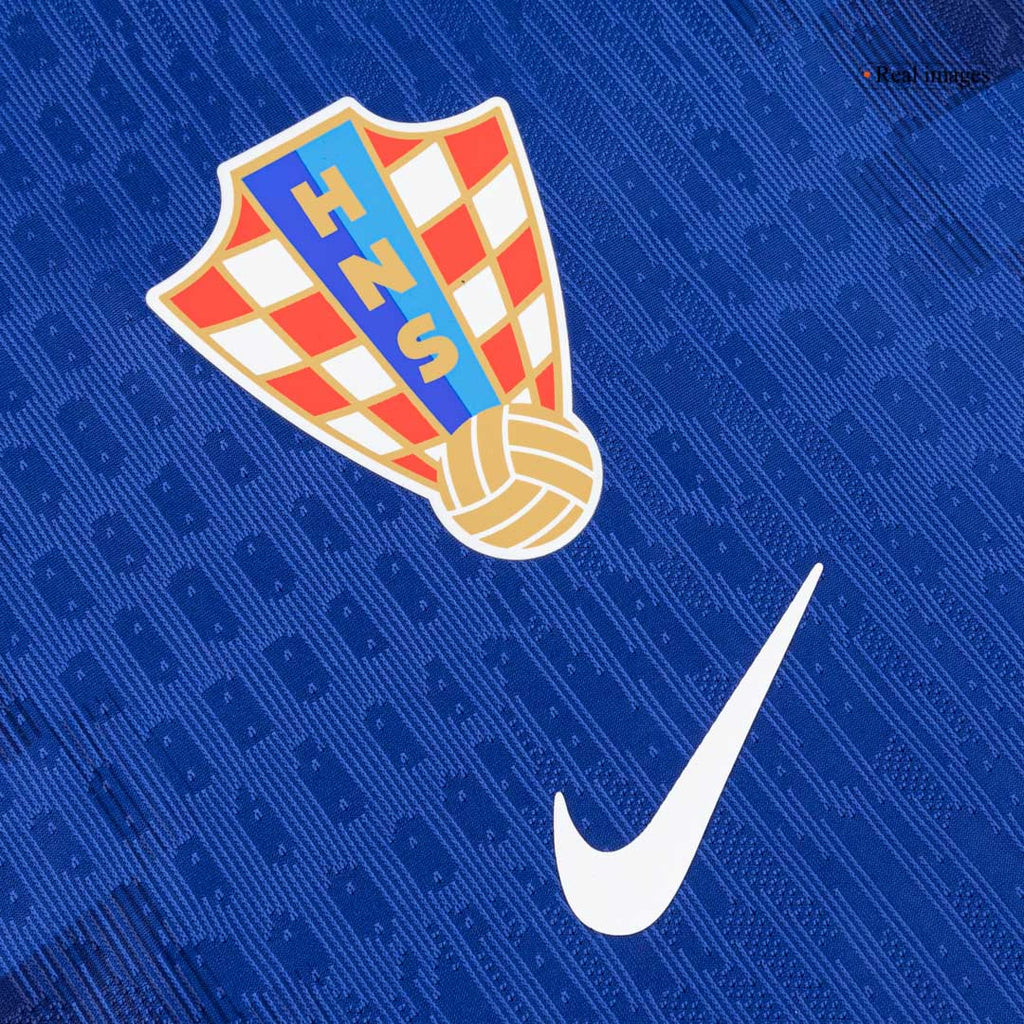 Player Version Croatia Away Soccer Jersey World Cup 2026 Blue