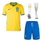 Brazil Home Full Kit (Jersey+Shorts+Socks) World Cup 2026 Yellow