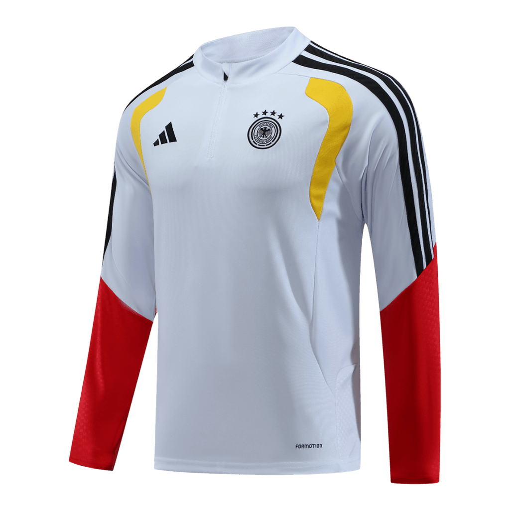 Germany Zipper Sweatshirt Kit(Top+Pants) 2026 White