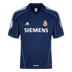 Men Retro Fan Version 05/06 Real Mardid Away Soccer Jersey Navy