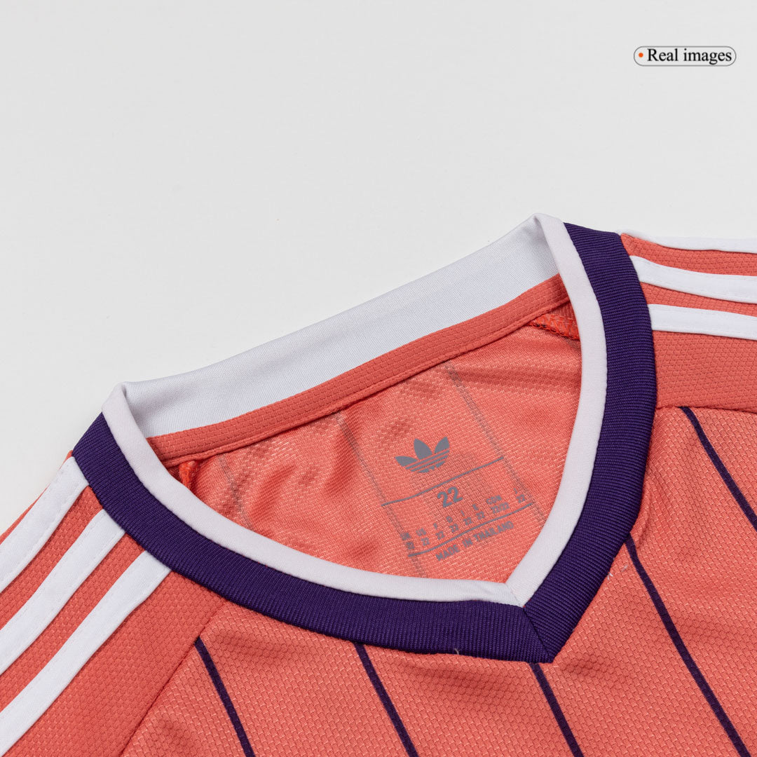 Kid's Scotland Away Soccer Jersey Kit(Jersey+Shorts) World Cup 2026 Coral
