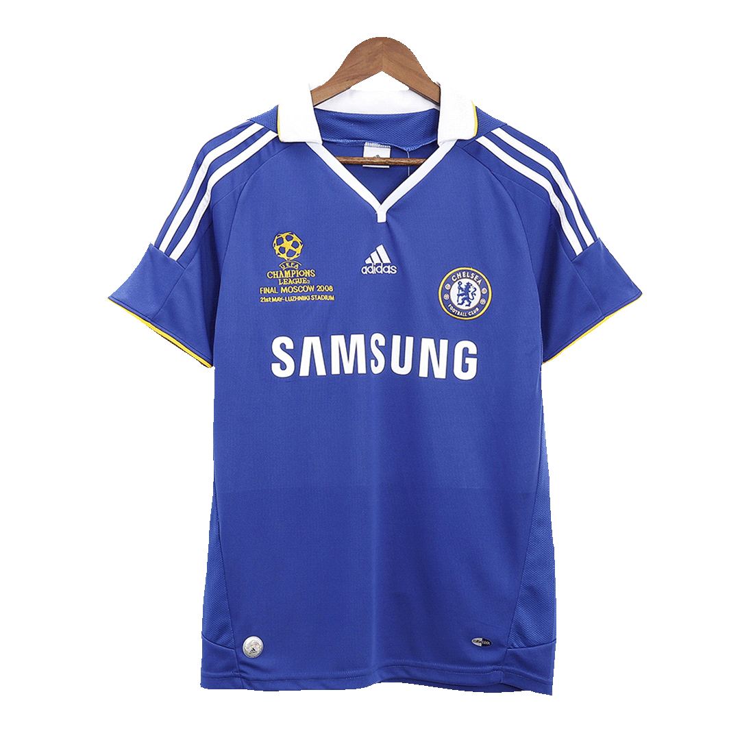 Chelsea 2008 Retro Home Soccer Jersey - UCL Final