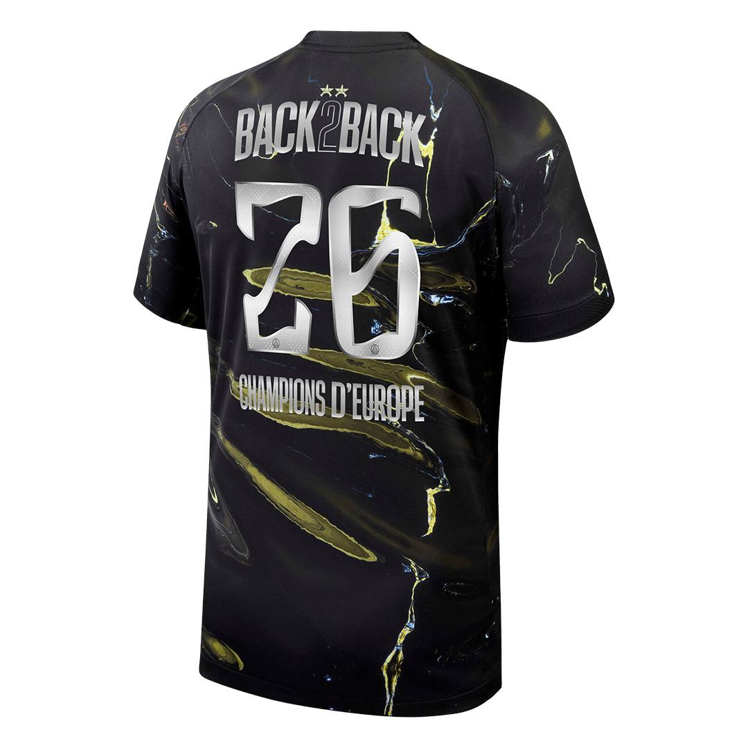 Champions of Europe #26 PSG Fifth Jersey Night Edition 2025/26