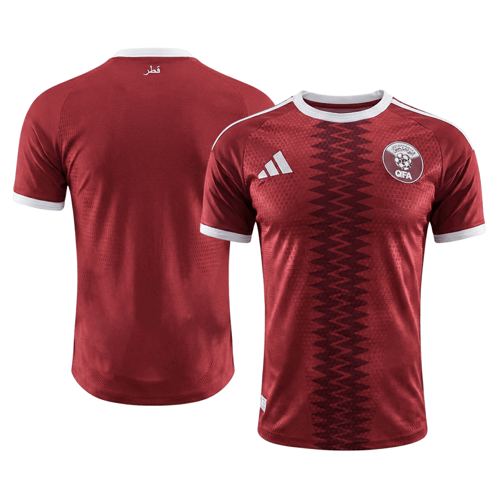 Player Version Qatar Home Soccer Jersey World Cup 2026 Red