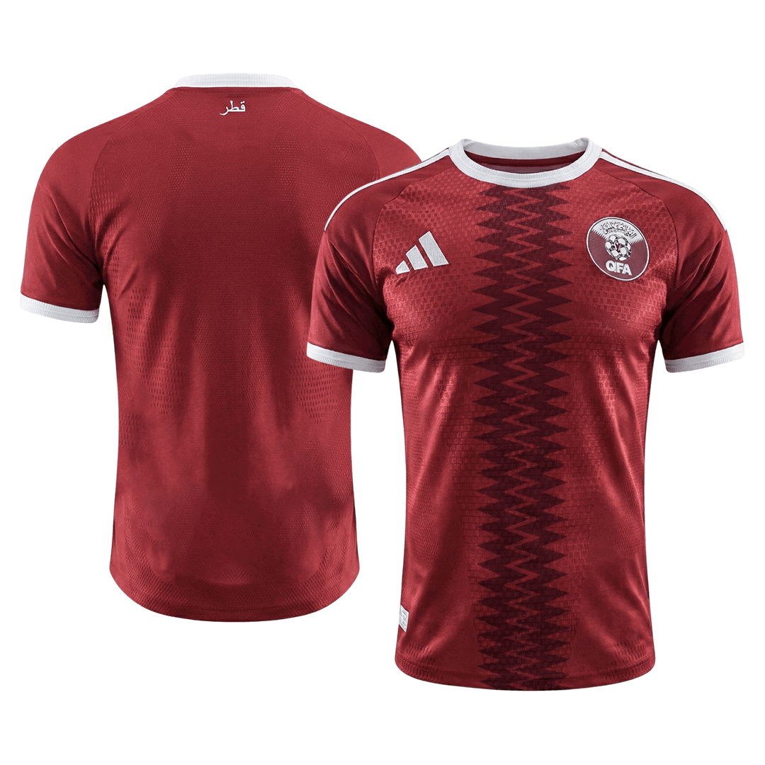 Player Version Qatar Home Soccer Jersey World Cup 2026 Red