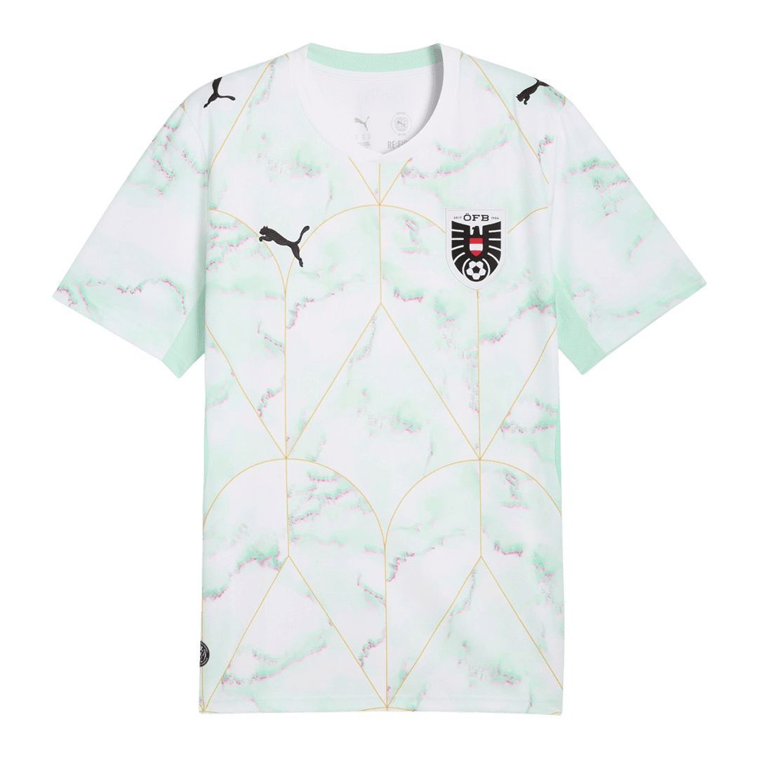 Austria Away Soccer Jersey World Cup 2026 White