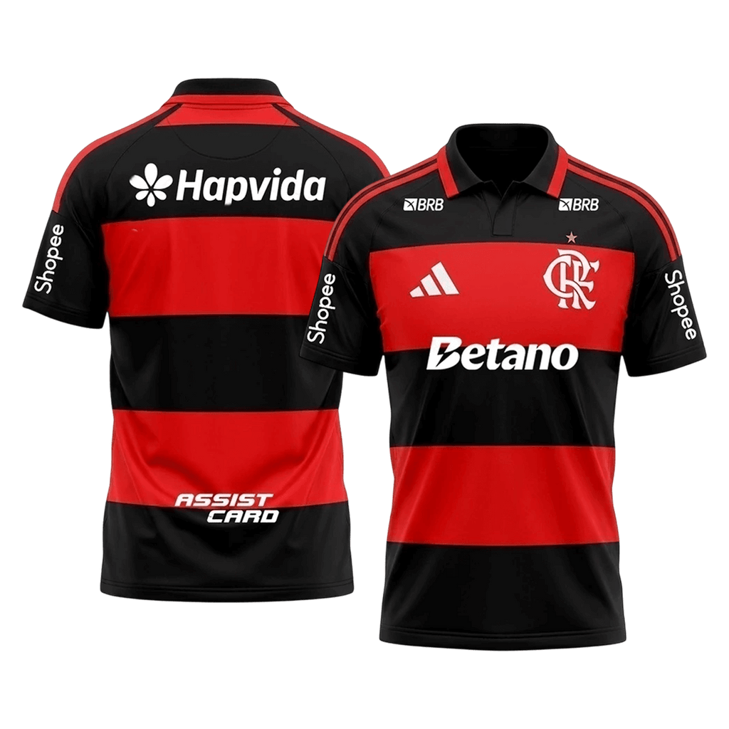 CR Flamengo Home Soccer Jersey 2026 Red&Black
