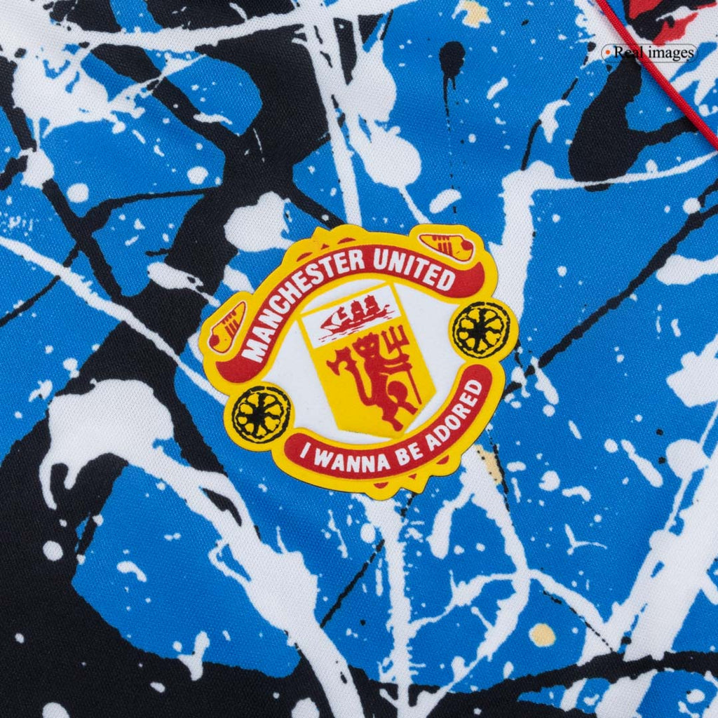 Manchester United Pre-Match Soccer Jersey 25/26 Blue
