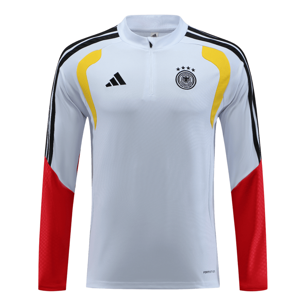 Germany Zipper Sweatshirt Kit(Top+Pants) 2026 White