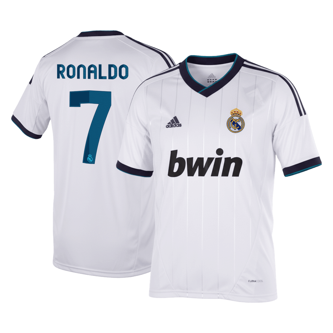 RONALDO #7 Retro Real Madrid Home Jersey 2012/13