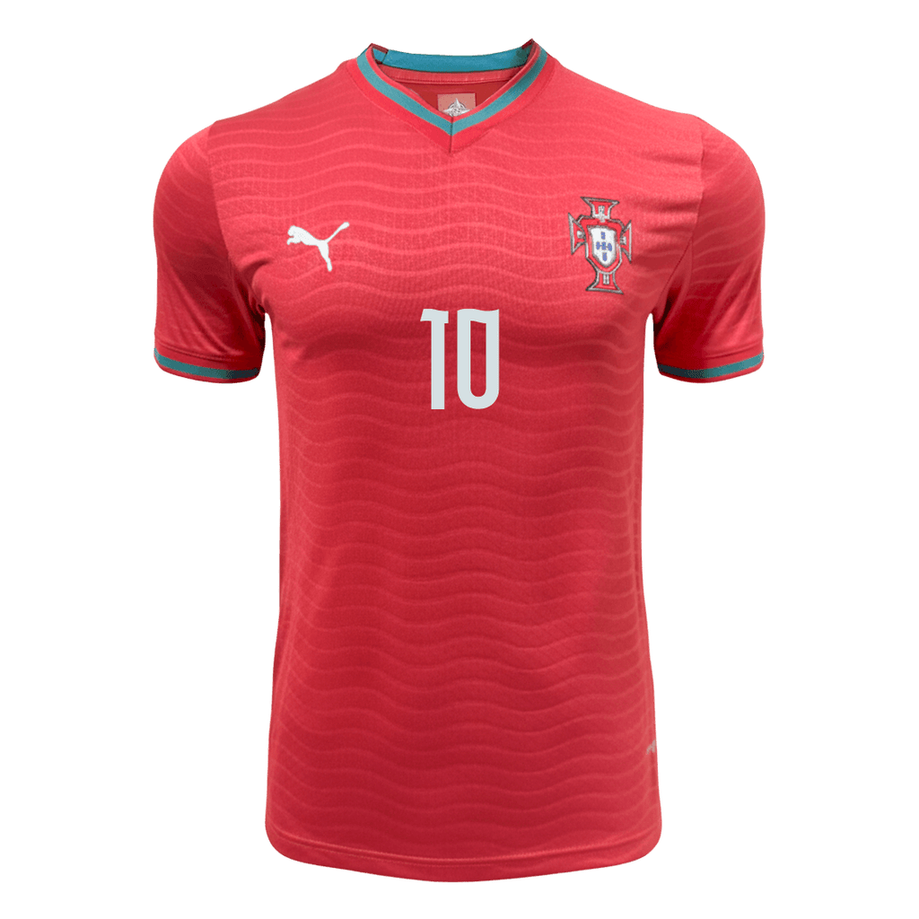 BERNARDO#10 Player Version Portugal Home Soccer Jersey World Cup 2026 Red