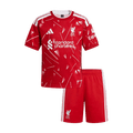 Kids Liverpool Home Soccer Jersey Kit (Jersey+Shorts) 2026/27 Red