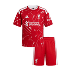 Kids Liverpool Home Soccer Jersey Kit (Jersey+Shorts) 2026/27 Red