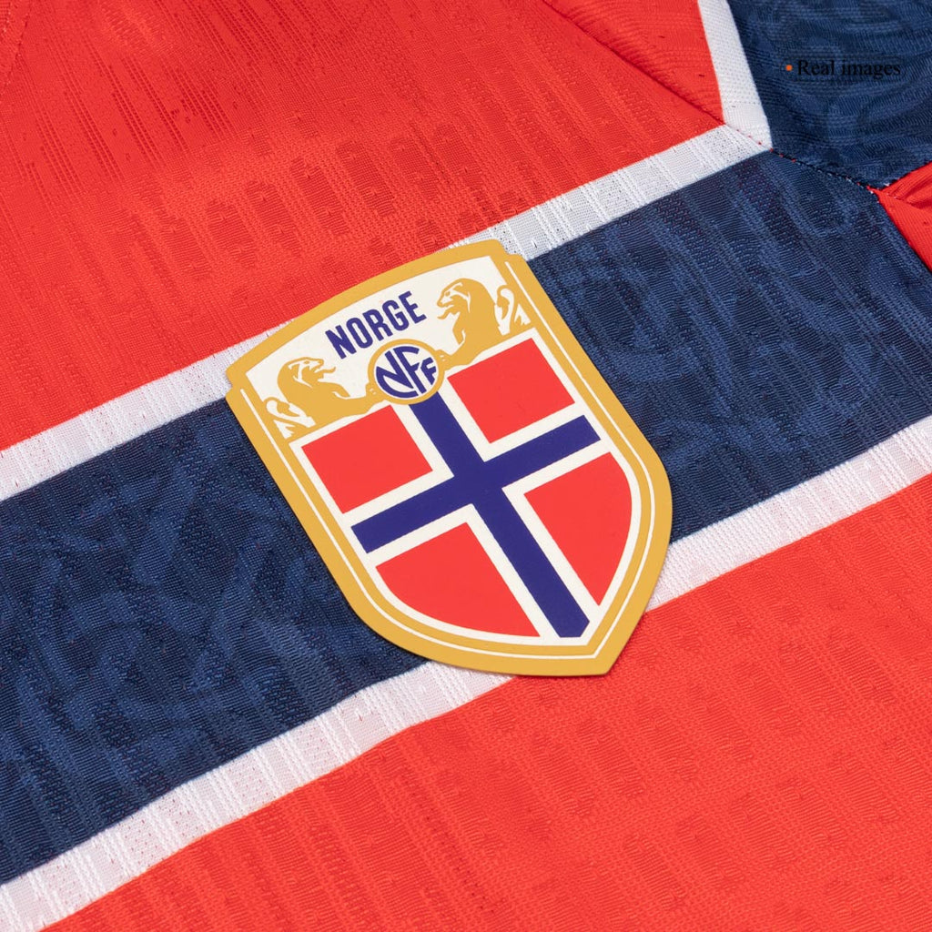 Player Version Norway Home Soccer Jersey World Cup 2026 Red