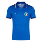 Men Retro Fan Version 1990 Italy Home Soccer Jersey Blue
