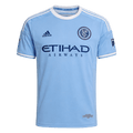 Men Retro Fan Version 2015 New York City Home Soccer Jersey Blue
