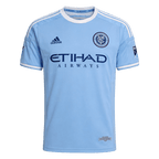 Men Retro Fan Version 2015 New York City Home Soccer Jersey Blue