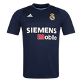 Men Retro Fan Version 03/04 Real Mardid Away Soccer Jersey Navy