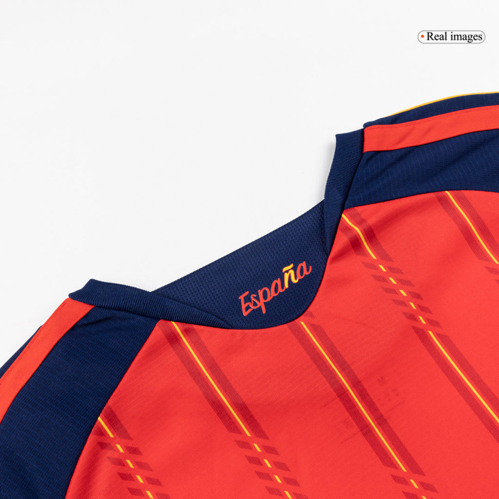 Spain Home Soccer Jersey Kit (Jersey+Shorts) World Cup 2026 Red