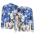 Manchester United x Stone Roses Long Sleeve Soccer Jersey 25/26 Blue