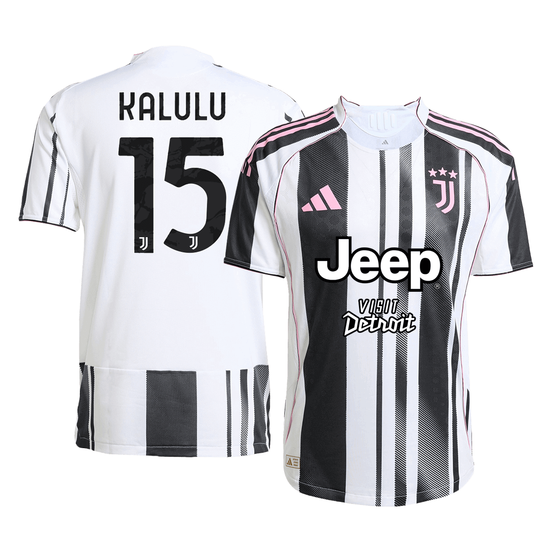Juventus 2025/26 Home Soccer Jersey - KALULU #15 - Player Version