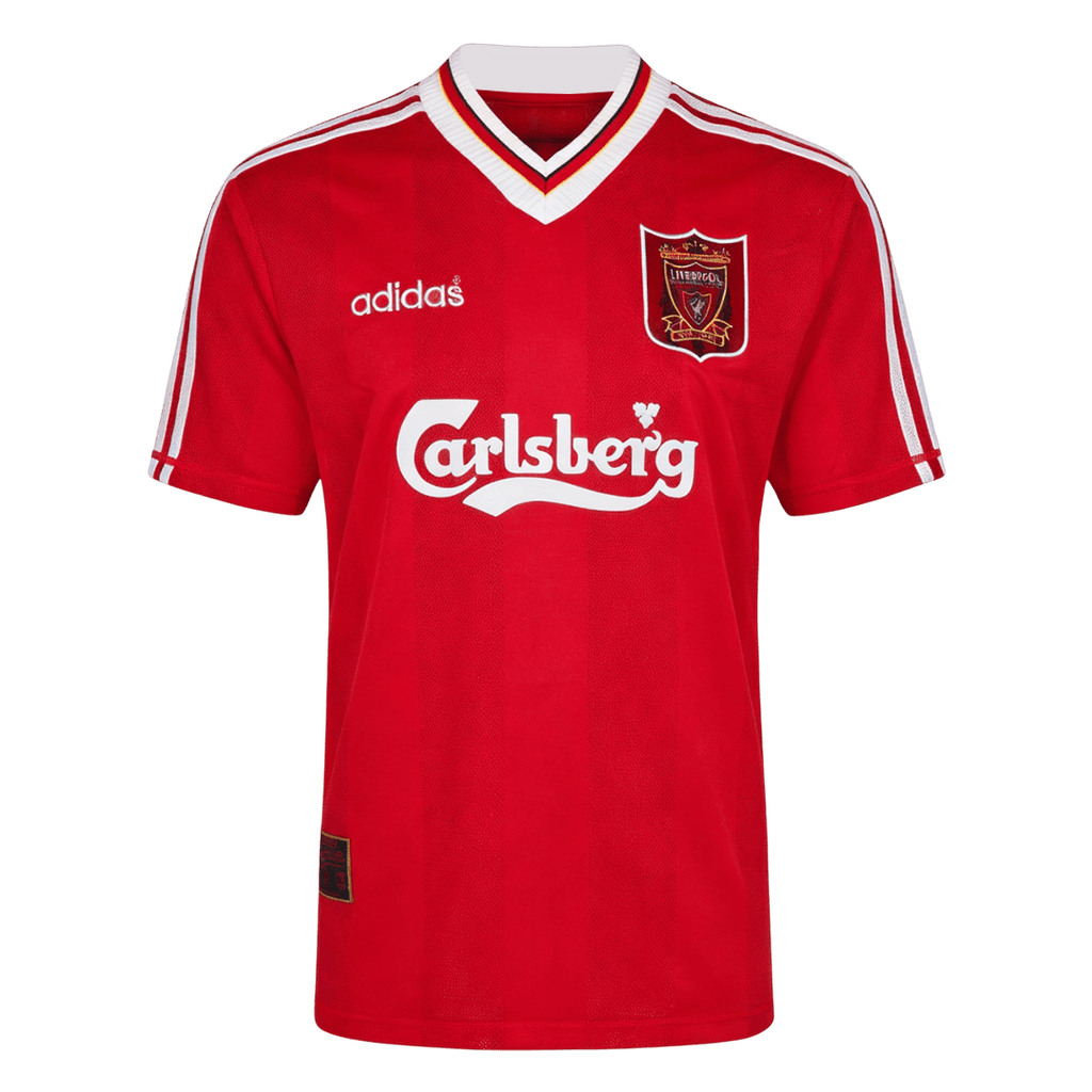 Retro 95/96 Liverpool Home Soccer Jersey Red
