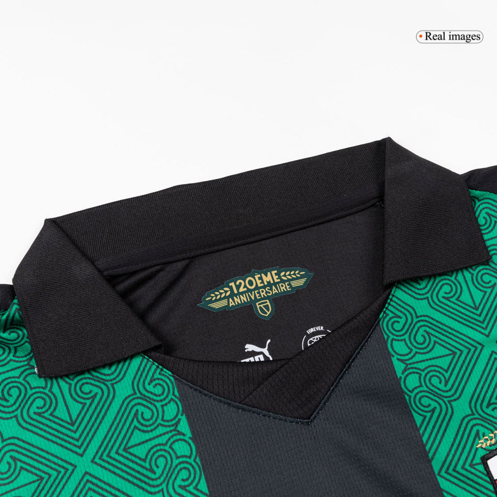 THAUVIN#10 RC Lens Away Soccer Jersey 25/26 Green&Black