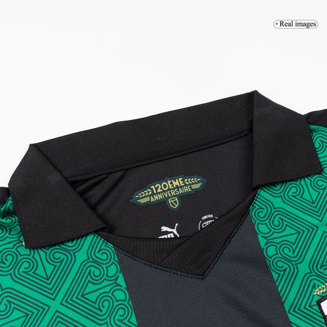 THAUVIN#10 RC Lens Away Soccer Jersey 25/26 Green&Black
