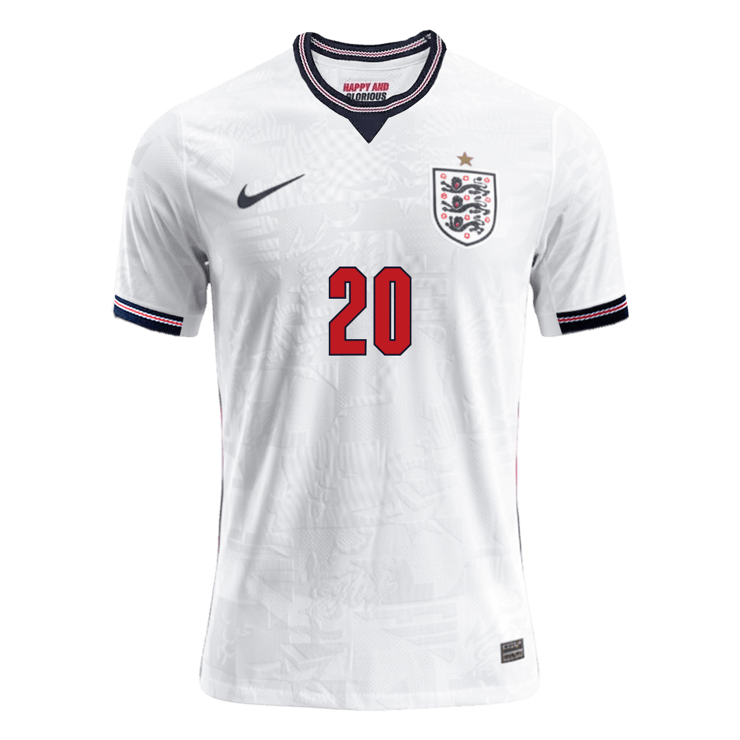PALMER #20 Player Version England Home Soccer Jersey World Cup 2026 White
