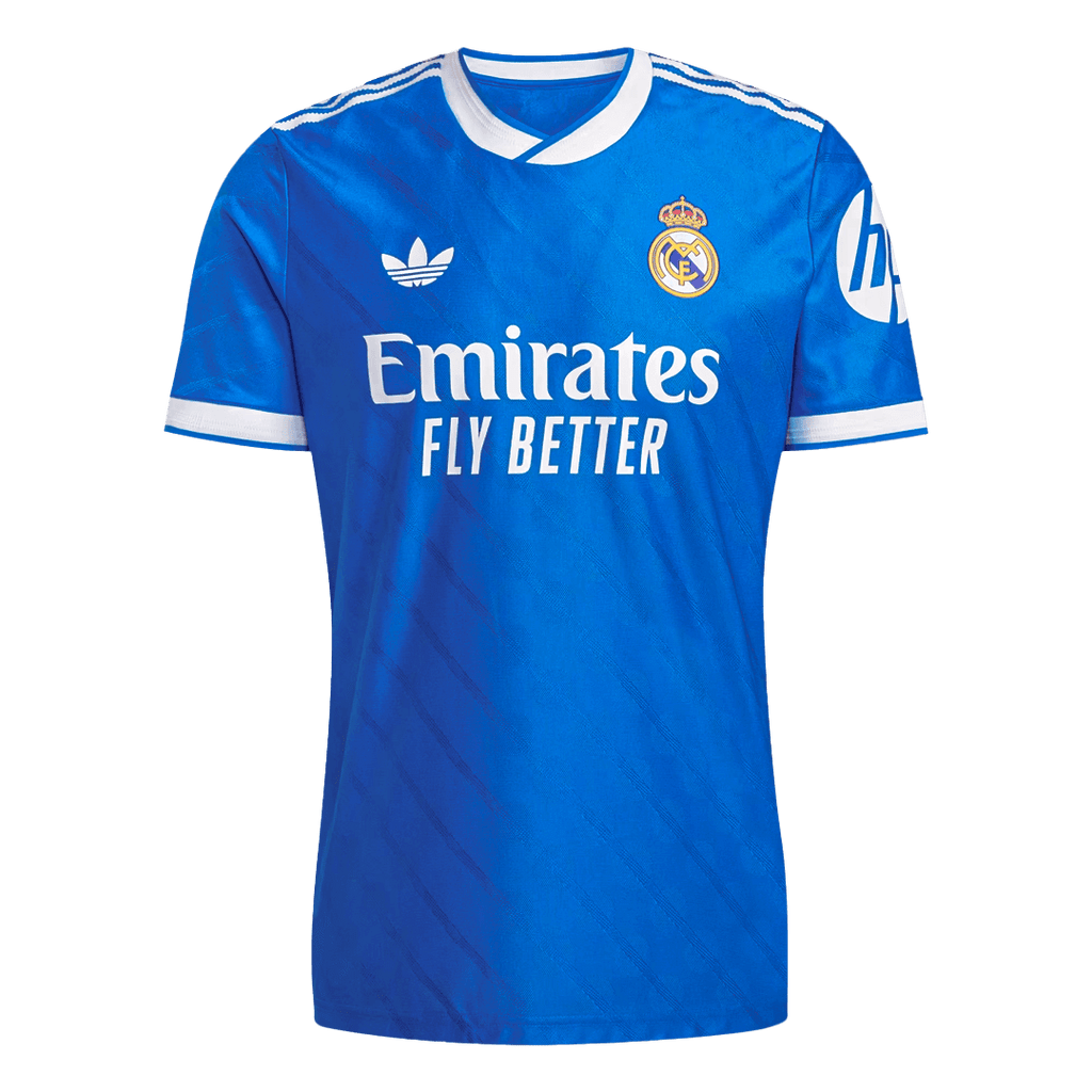 ARDA GÜLER #15 Authentic Real Madrid Third Away Soccer Jersey 2025/26 Blue