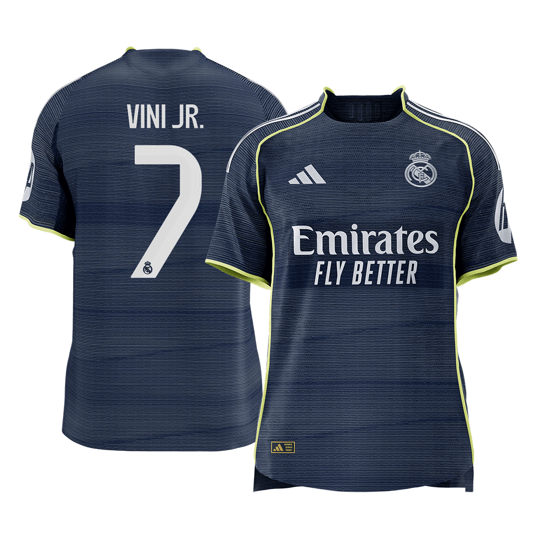 Real Madrid 2025/26 Away Soccer Jersey - VINI JR. #7 - Player Version