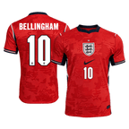 BELLINGHAM #10 England Away Soccer Jersey World Cup 2026 Red