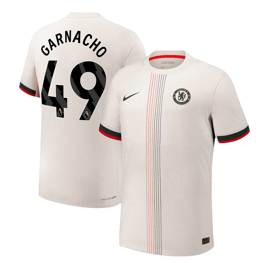 Chelsea 2025/26 Away Soccer Jersey - GARNACHO #49 - Player Version